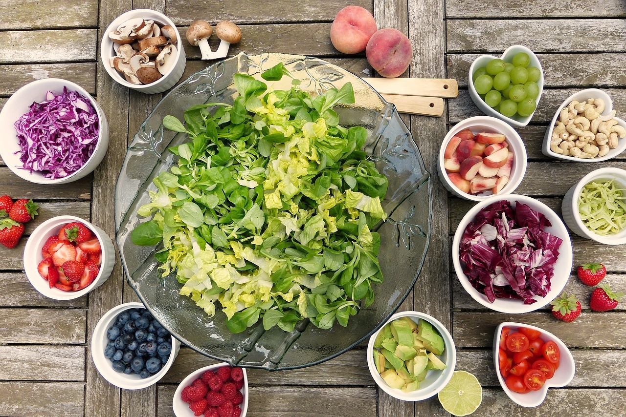 Alimentación Saludable: Frutas y verduras frescas